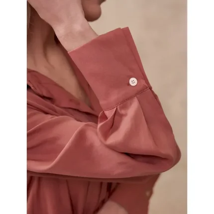 Women's Shirt Jacket Warm Breathable Buttons Pocket Casual Plain Vacation Street Daily Wear Going out Single Breasted Regular Turndown Regular Fit Lon - Image 5