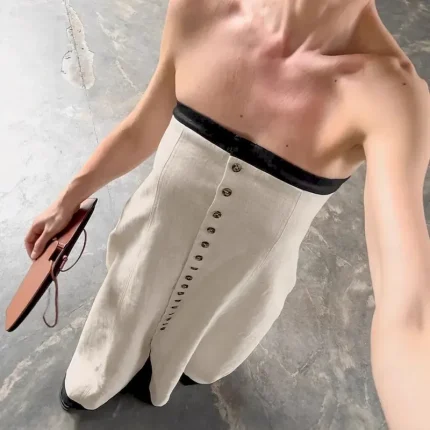 Women's Linen Cotton Maxi Dress Sundress A Line Dress Off The Shoulder Dress Vacation Birthday Casual Party Beach Standard Fit Solid Color Graphic Sle - Image 4