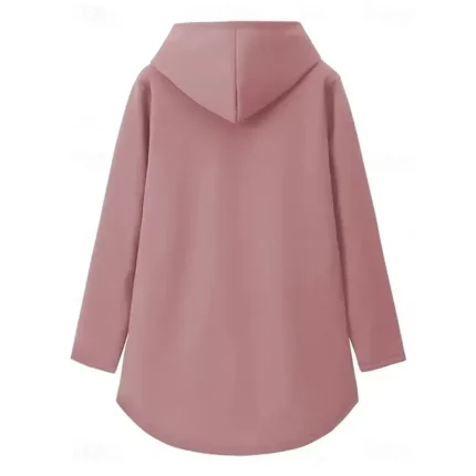 Women's Pullover Hoodie Sweatshirt Graphic Letter Casual Long Sleeve Hooded Regular Tops Street Dailywear Casual Print Pink Blue Gray Fall Winter 2025 - Image 4